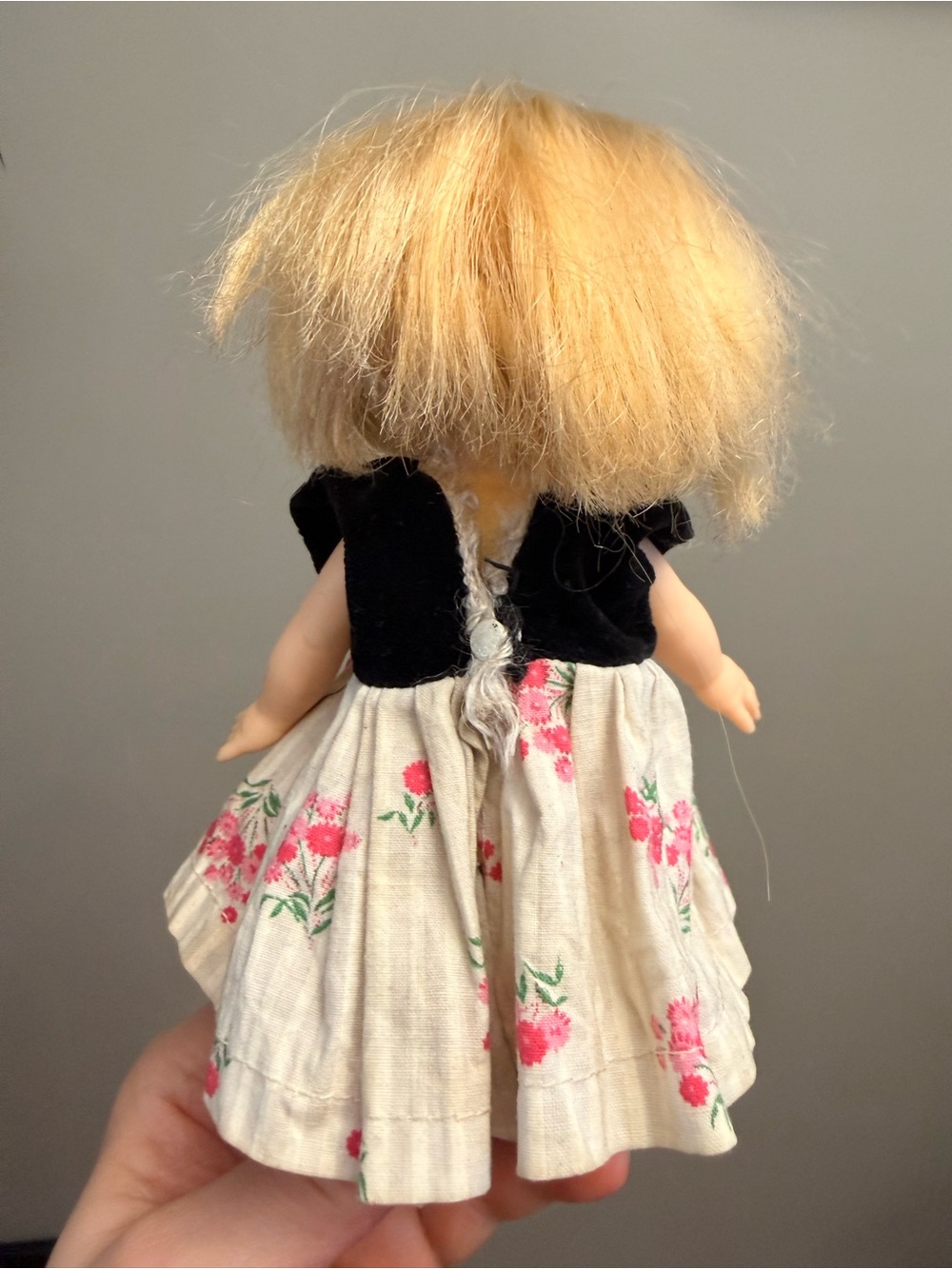 Vintage 1975 Vinyl Doll Knickerbocker Holly Hobbie Dolly Blonde KTC Toy Small - Picture 8 of 11